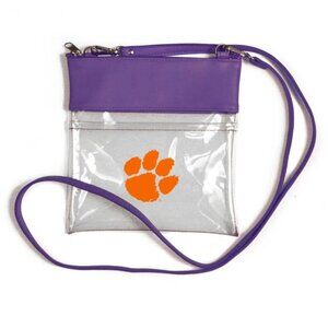 New Clemson Clear Gameday Crossbody with Logo